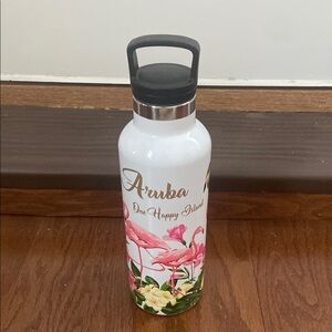 🧡 Aruba flamingo water bottle